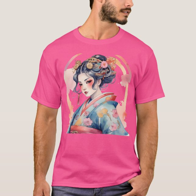 T-shirt Un Shogun Femme Coloré (Devant)