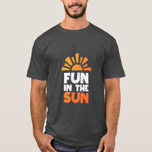 T-shirt Un signe qui dit plaisir sur le soleil