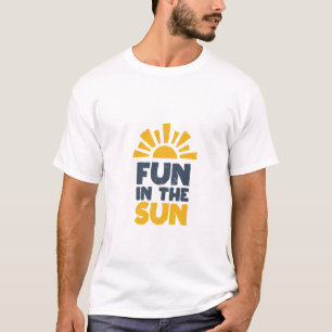 T-shirt Un signe qui dit plaisir sur le soleil