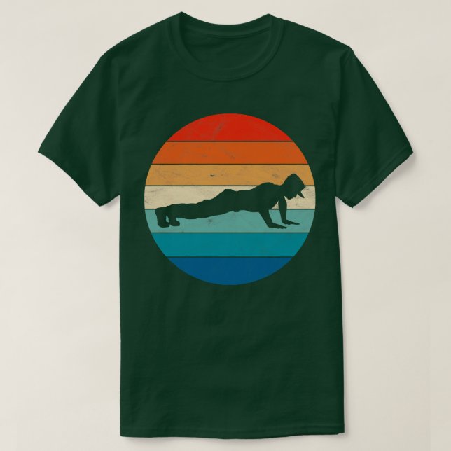 T-shirt Un Soldat Fait Push Up (Design devant)
