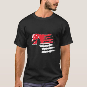 T-shirt Un soldat singapourien salue le patriote vétéran