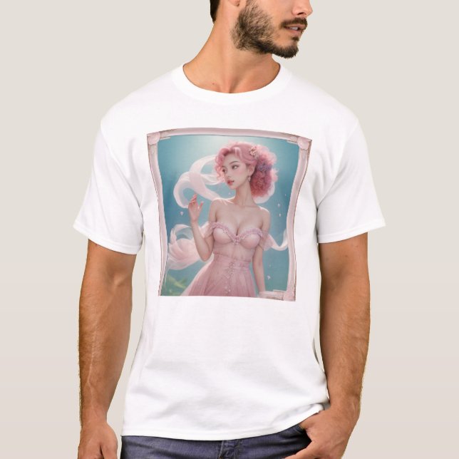 T-shirt Un souffle de rêves de jeune fille (Devant)