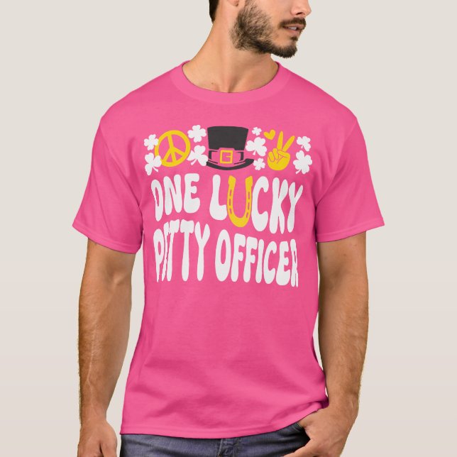 T-shirt Un sous-officier chanceux (Devant)