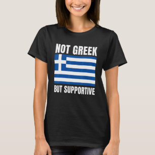 T-shirt Un soutien non grec, mais favorable à la Grèce