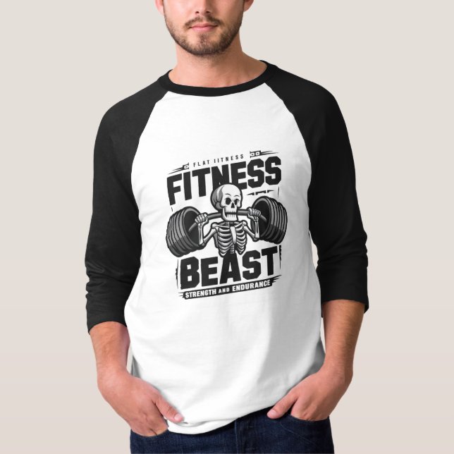 T-shirt Un squelette (Devant)