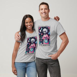 T-shirt Un squelette Le tarot de grand-mère