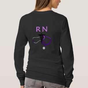 T-shirt Un stéthoscope de RN