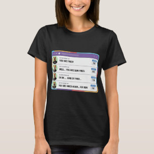 T-shirt Un stupide patron qui tire sur des gens par erreur