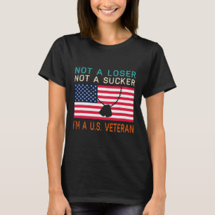 T-shirt Un Sucker Perdant Je Suis Un Vétérinaire Américain