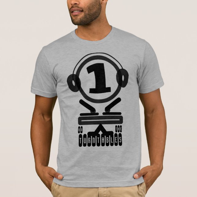 T-shirt UN : Sur les Tourne-disques (Devant)