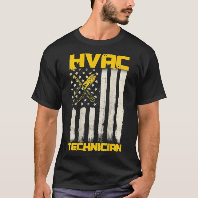 T-shirt Un Technicien D'ACC Donne Un Design Sur L'Arrière  (Devant)