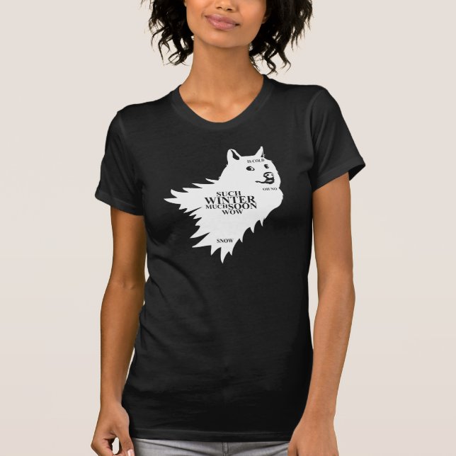 T-shirt Un tel hiver beaucoup bientôt (Devant)