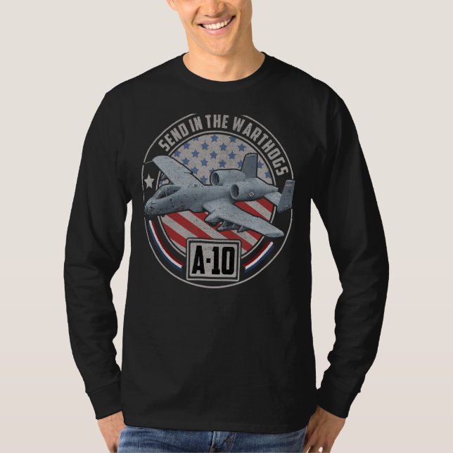 T-shirt Un Thunderbolt de 10 phacochère attaque d'avion ch (Devant)