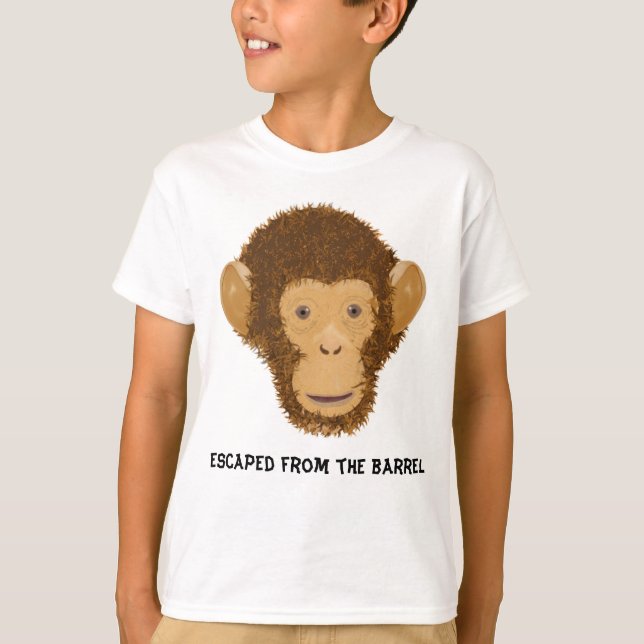 T-shirt Un tonneau plein de singes (Devant)