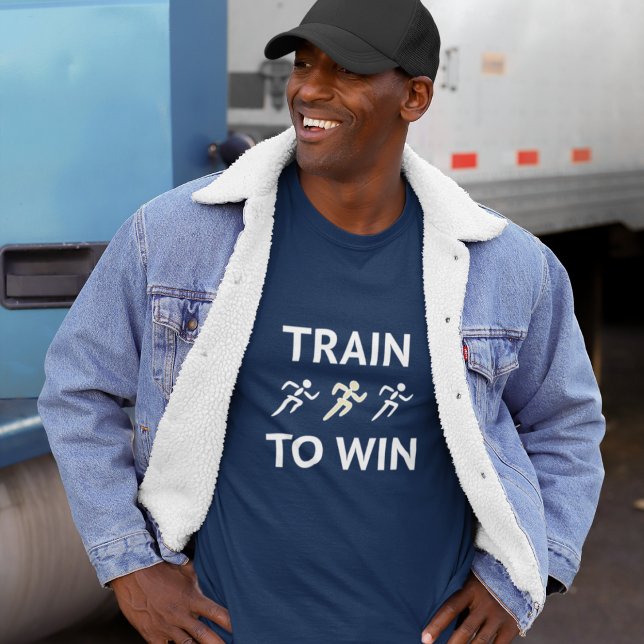 T-shirt Un train motivant pour gagner (Créateur téléchargé)