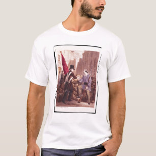 T-shirt Un travailleur partageant son pain avec un