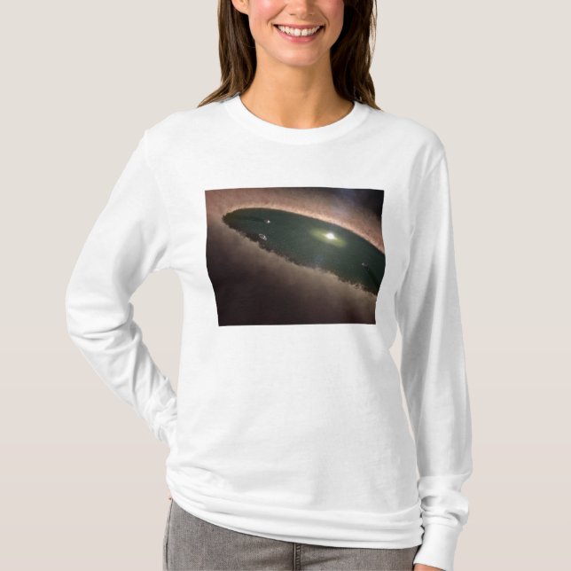 T-shirt Un trou dans un protoplanétaire, ou qui forme une  (Devant)