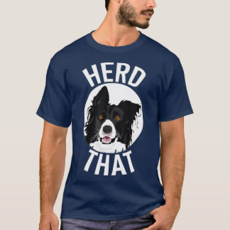 T-shirt Un Troupeau Drôle Qui Bordure Collie Amoureux des