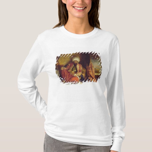 T-shirt Un Turc fumant un tuyau (Devant)