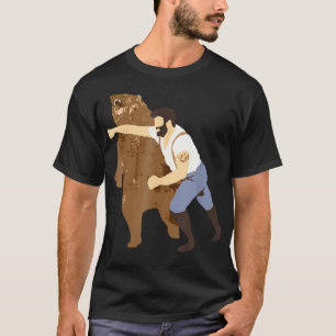 T-shirt Un Type Punching Ours Drôle Pour Hommes Femmes. ou