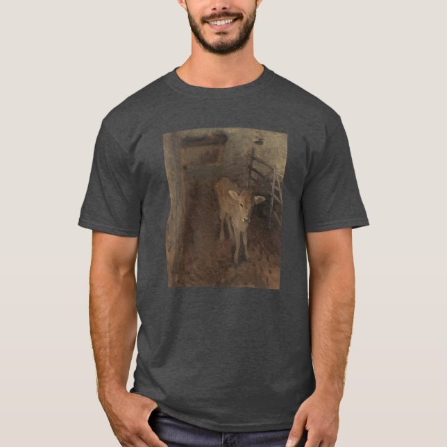 T-shirt Un veau du Jersey (Devant)
