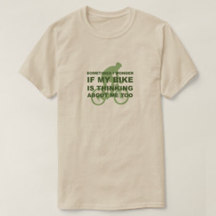 T-shirt Un vélo amusant qui me prend trop au vert