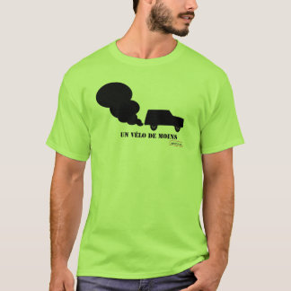 T-shirt Un vélo de moins