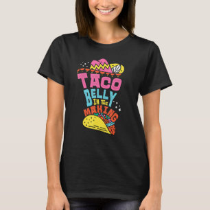 T-shirt Un Ventre Plein De Tacos I Fiesta Cinco De Mayo Co