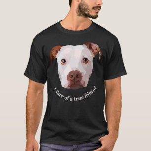 T-shirt Un Véritable Ami Américain Pitbull Terrier