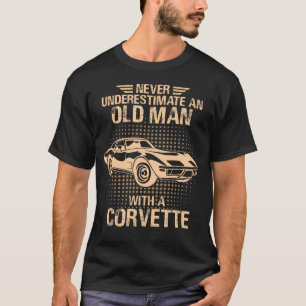 T-shirt Un vieil homme Chevrolet Corvette 1979 C3