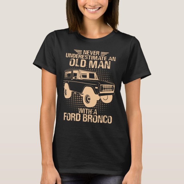 T-shirt Un vieux Ford Bronco (Devant)