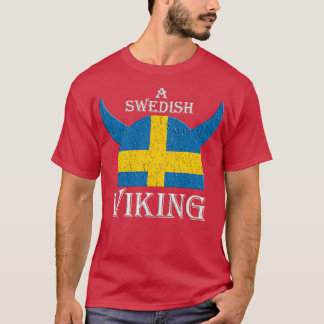 T-shirt Un Viking suédois