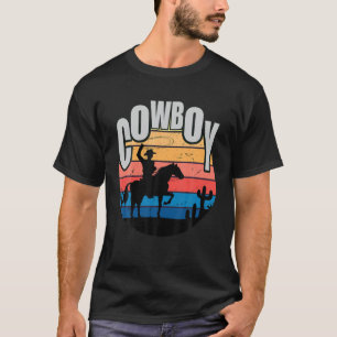 T-shirt Un Vintage cowboys de l'Ouest