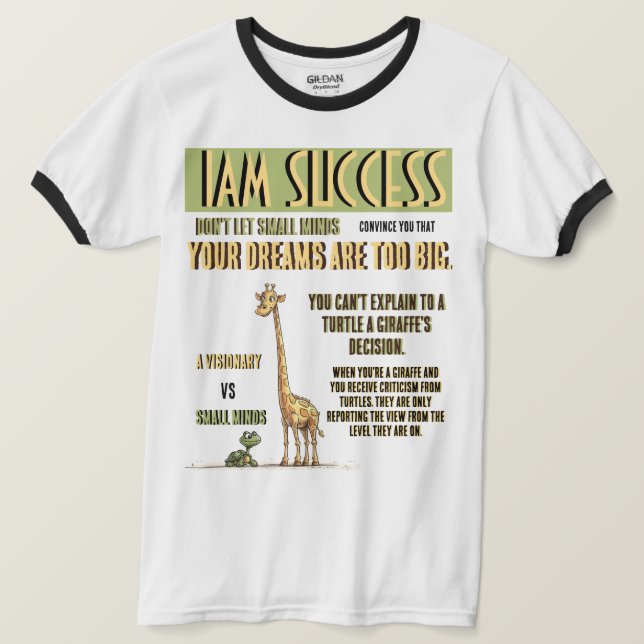 T-SHIRT UN VISIONNAIRE (Design devant)