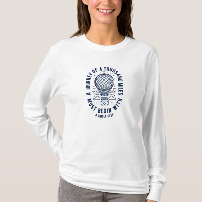T-shirt Un voyage (Devant)