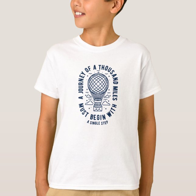 T-shirt Un voyage (Devant)