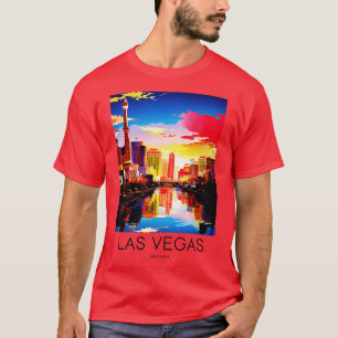 T-shirt Un voyage d'art Imprimer Las Vegas Nevada US