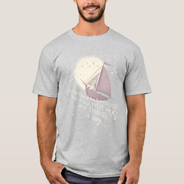 T-shirt Un voyage d'un an avec Max (Devant)