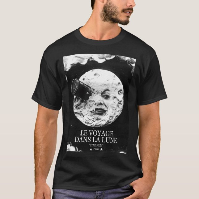 T-shirt Un voyage en classe Lune (Le Voyage Dans La Lune) (Devant)