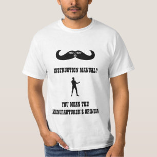 T-shirt Un vrai excessivement homme viril - manuel