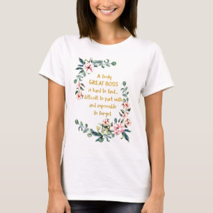 T-shirt Un vrai grand patron Appréciation Cadeau Boss Merc