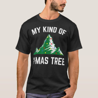 T-shirt Un X-Mas Pour Les Amateurs D'Escalades Rocheuses 
