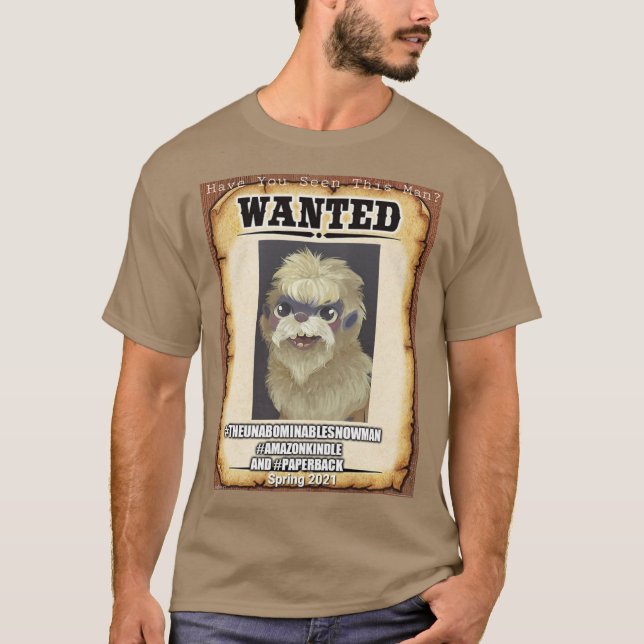 T-shirt #UnAbominableSnowman le plus Recherché (Devant)