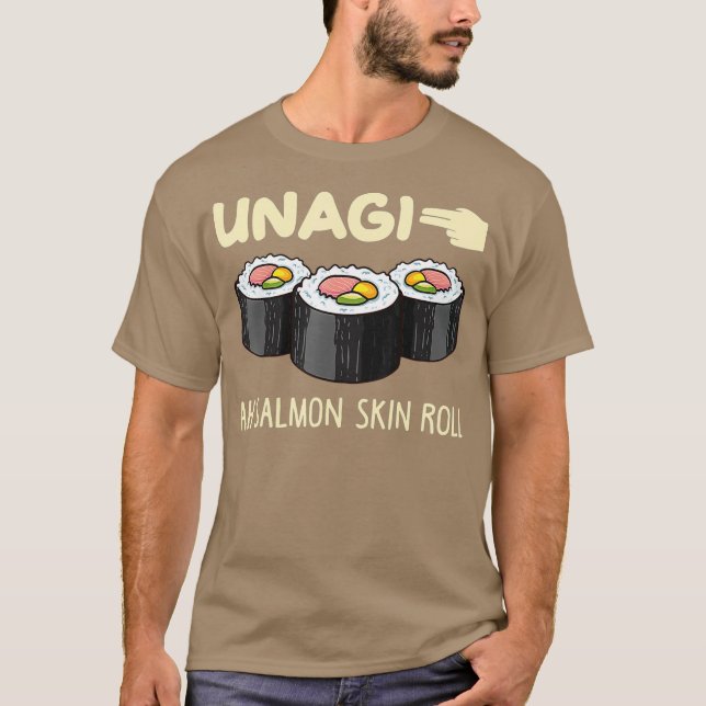 T-shirt Unagi Mindfulness Total Awareness Amusant Ah Skin (Devant)