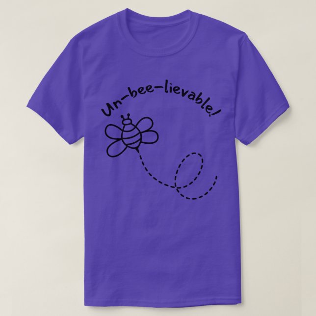 T-shirt UnBeeLievable Jote Bee Pun Pour Amateurs D'Abeille (Design devant)