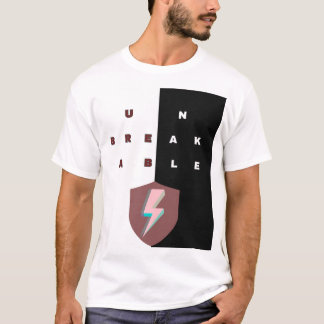 T-shirt UNBREAKABLE T‑Shirt — Motivational Typography,Gift