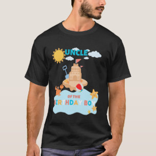 T-shirt Uncle Beach Anniversaire Été Anniversaire Océan Fa