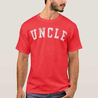 T-shirt Uncle Classic Bold Font Fathers Day Uncle funny gi