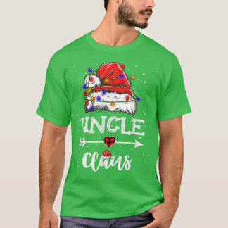 T-shirt Uncle Claus Christmas Light Pajama Family Matching