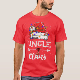 T-shirt Uncle Claus Christmas Light Pajama Family Matching
